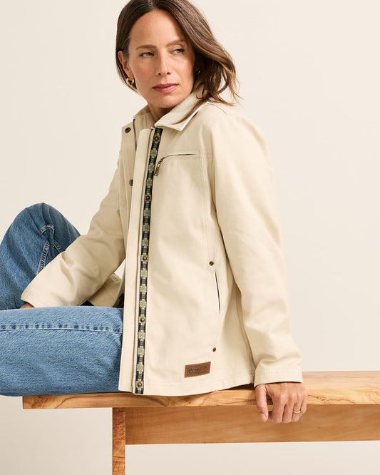 Pendleton Shop Women's Hazel Swing Back Canvas Jacket Lined Coat
