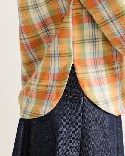 Pendleton Shop Women's Wool Flannel Plaid Long-Sleeve Board Shirt