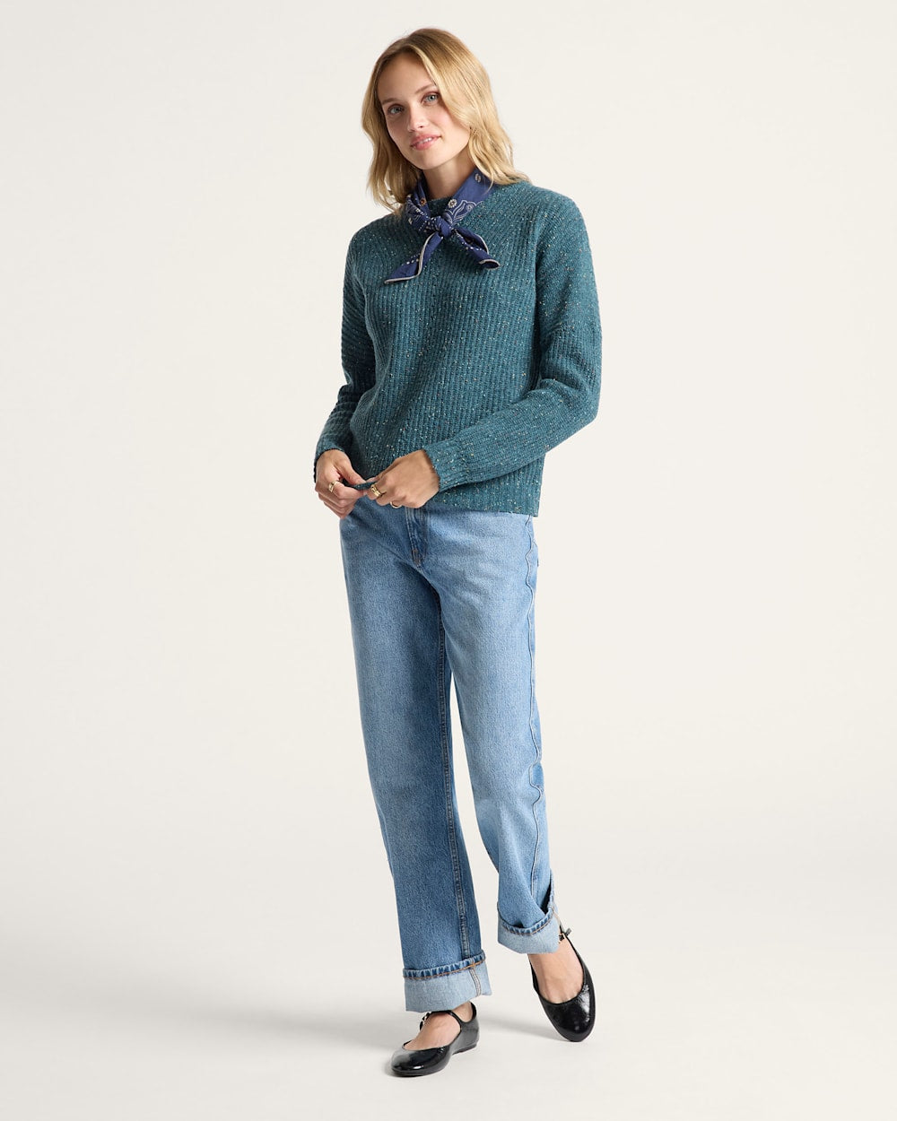 Pendleton Shop Women's Donegal Eyelet Sweater in Sweaters & Knits