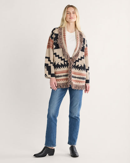 Pendleton Shop Women's Fringe Cardigan: Stylish Comfort