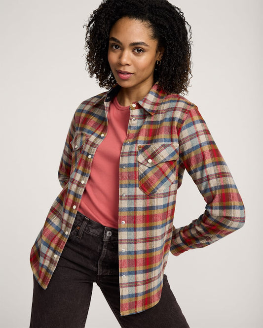 Pendleton Shop Women's Plaid Gambler Shirt Stylish and High Quality