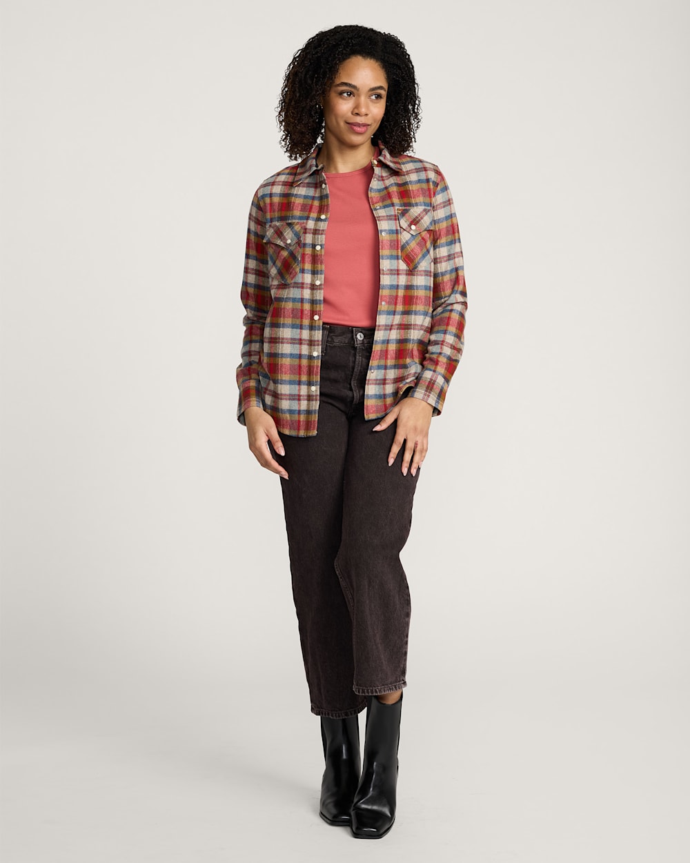 Pendleton Shop Women's Plaid Gambler Shirt Stylish and High Quality