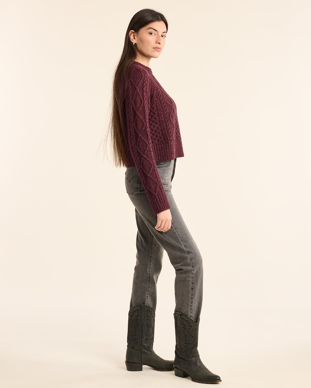 Pendleton Shop Women's Shetland Collection Fisherman Sweater