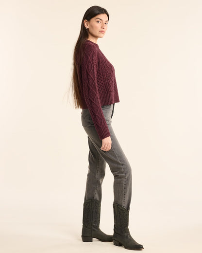 Pendleton Shop Women's Shetland Collection Fisherman Sweater