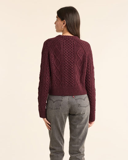 Pendleton Shop Women's Shetland Collection Fisherman Sweater