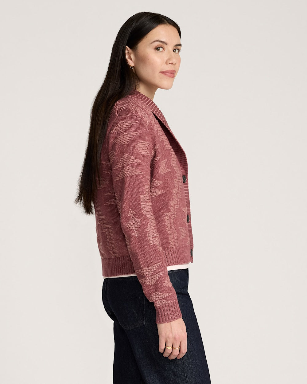 Pendleton Shop Women's Textured Cotton Cardigan Cozy Sweater