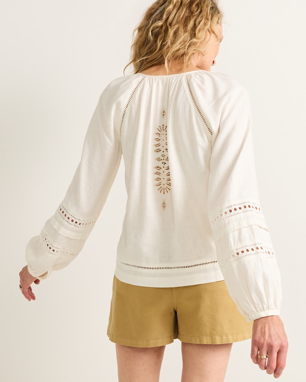 Pendleton Shop Women's Athena Blouse: Linen Rayon Blend Shirt
