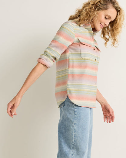 Pendleton Shop Women's Classic Long-Sleeve Wool Stripe Board Shirt