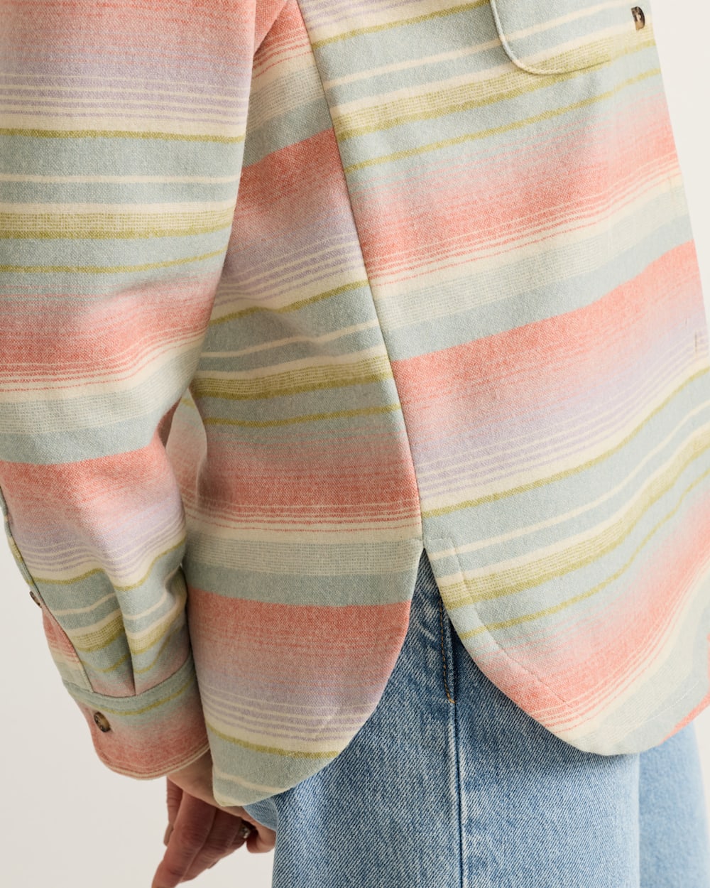 Pendleton Shop Women's Classic Long-Sleeve Wool Stripe Board Shirt