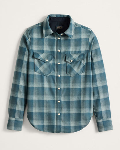 Pendleton Shop Women's Plaid Gambler Shirt Stylish and High Quality