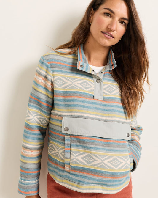 Pendleton Shop Women's Cotton Doublesoft Half-Snap Pullover Shirt