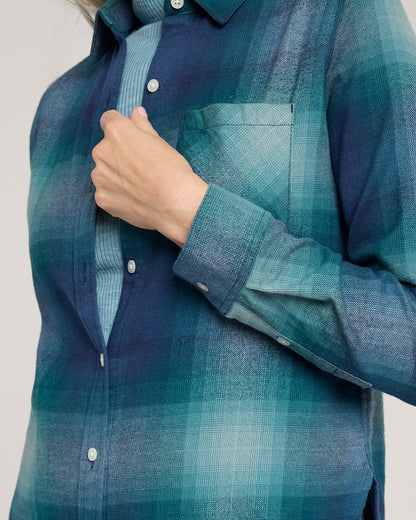 Pendleton Buy Women's Plaid Cotton Flannel Relaxed Shirt Tops