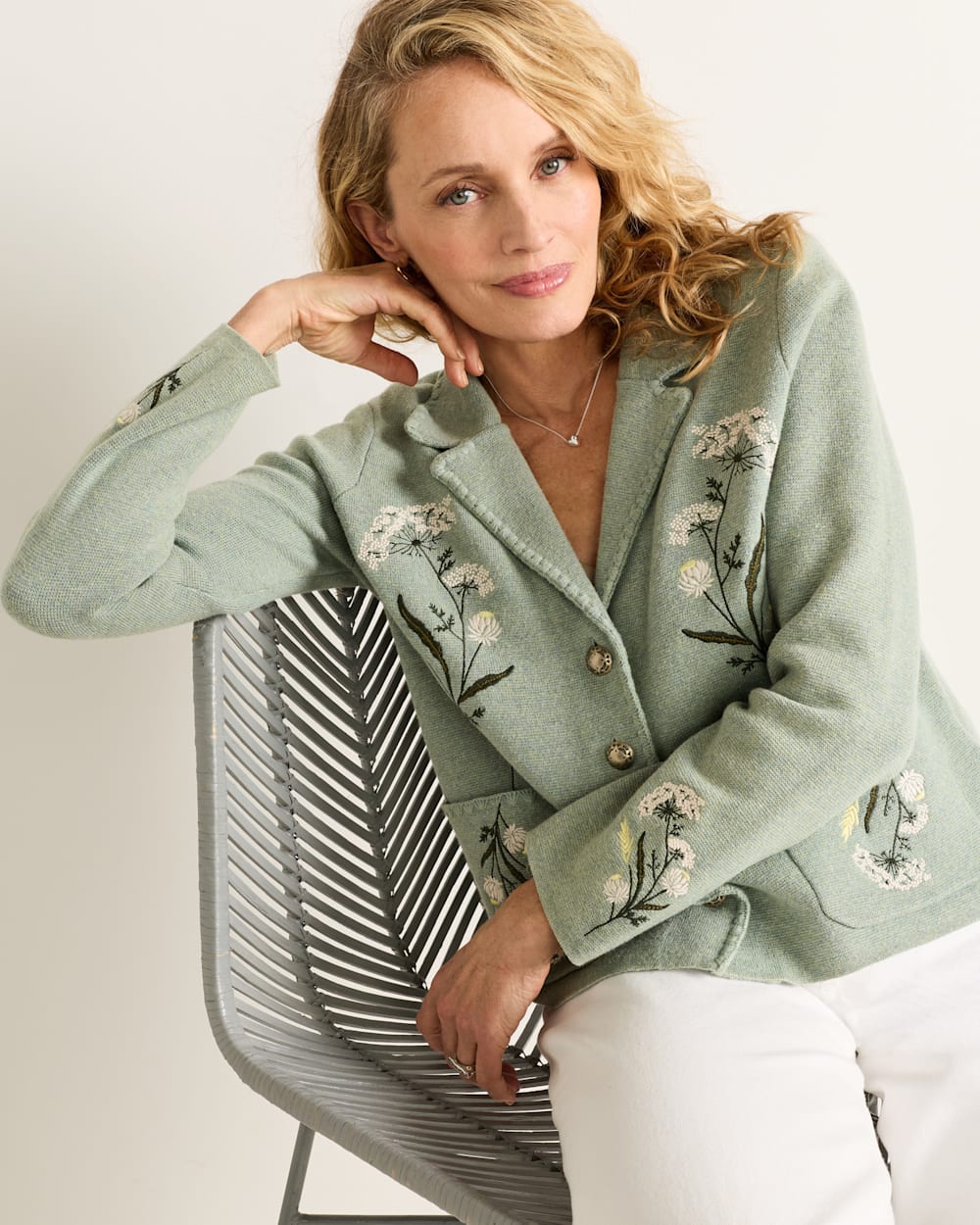 Pendleton Shop Women's Floral Cotton Wool Blend Souvenir Cardigan