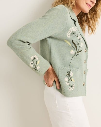 Pendleton Shop Women's Floral Cotton Wool Blend Souvenir Cardigan