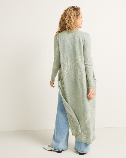 Pendleton Shop Women's Long Textured Open Duster Cardigan Sweater