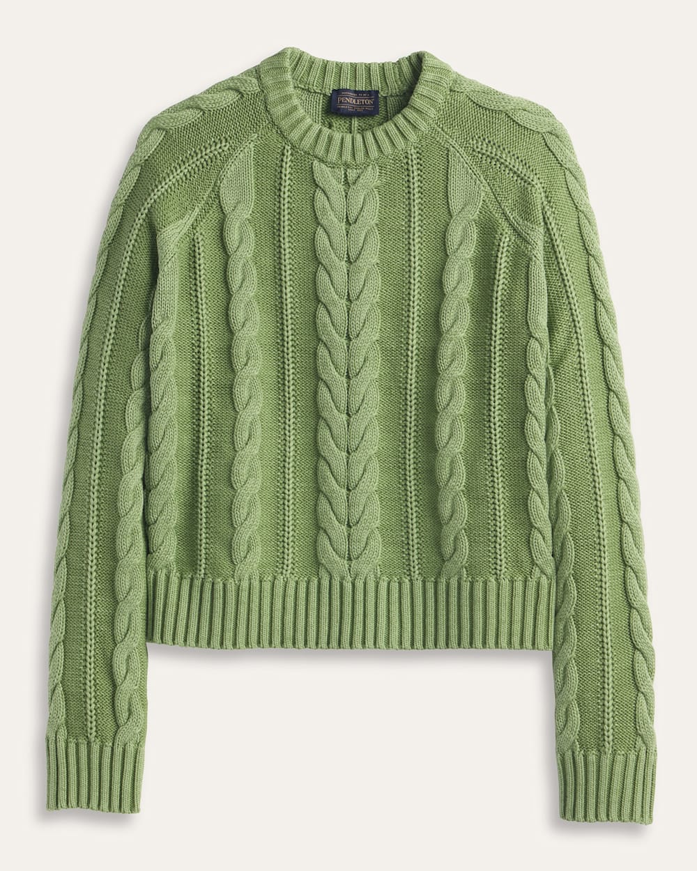 Pendleton Shop Women Cable Knit Cotton Women's Pullover Sweater