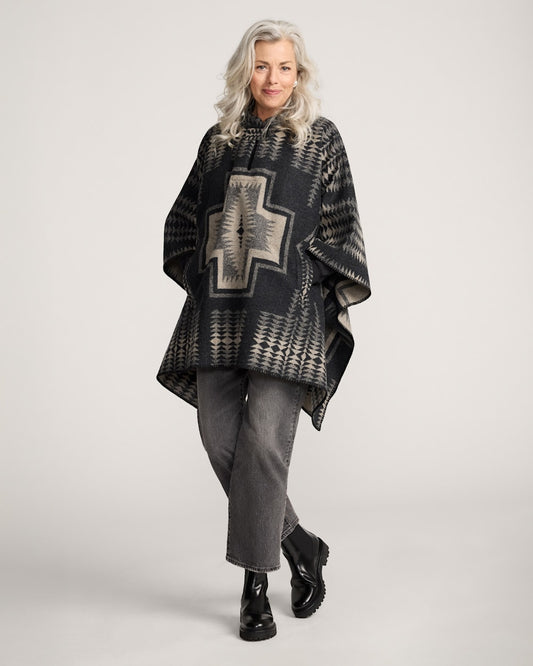 Pendleton Shop Women's Harding Wool Poncho Outerwear