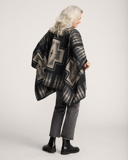 Pendleton Shop Women's Harding Wool Poncho Outerwear