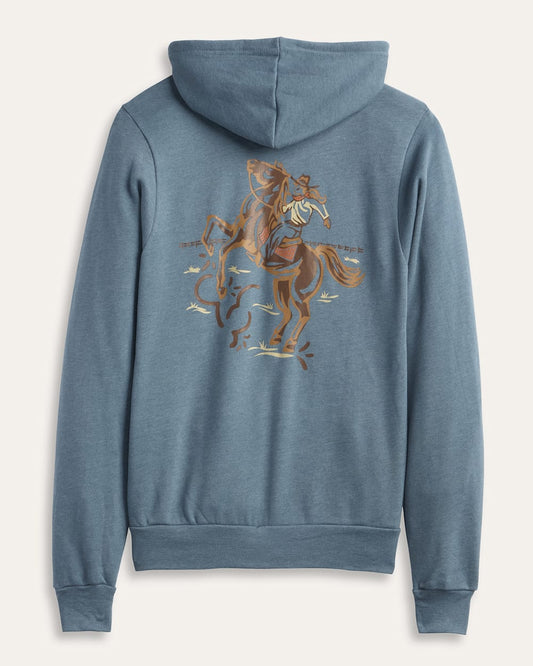 Pendleton Shop Women's Cotton Western Graphic Zip Hoodie Jacket