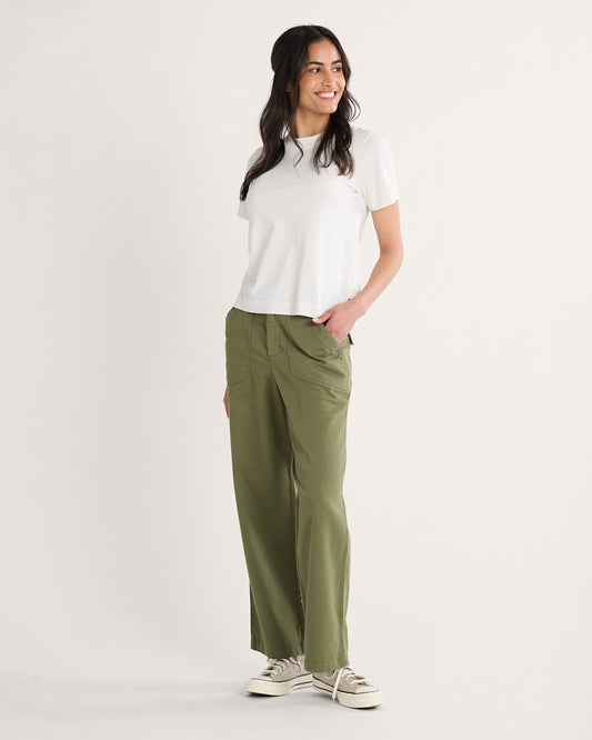 Pendleton Shop Women's Cotton Linen Utility Pants