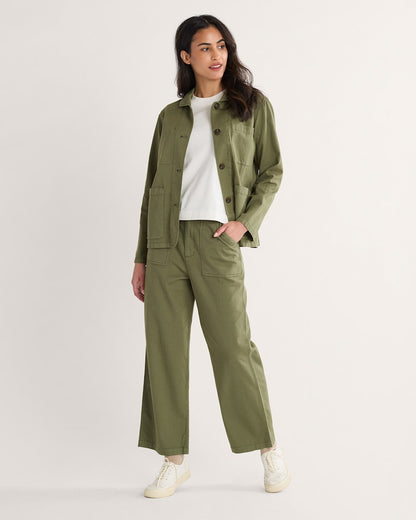 Pendleton Shop Women's Cotton Linen Utility Pants