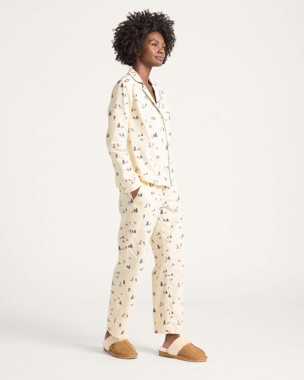 Pendleton Shop Women's Ski Print Flannel Pajama Set in Sleepwear