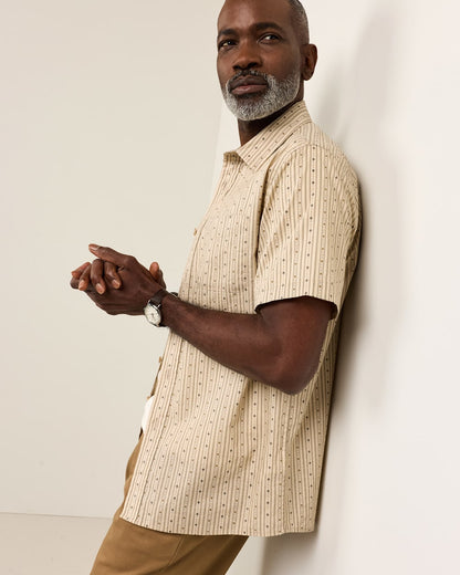 Pendleton Men's Short-Sleeve Shoreline Cotton Shirt