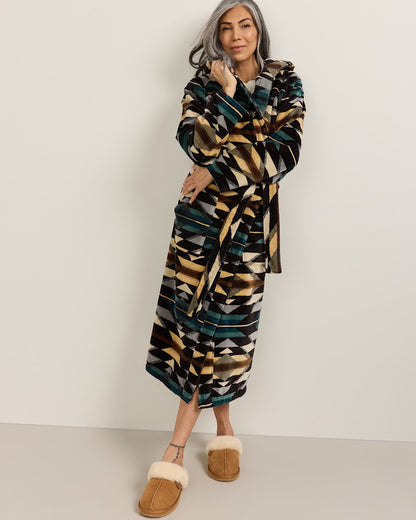 Pendleton Unisex Wyeth Trail Cotton Terry Velour Bathrobe