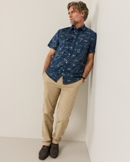 Pendleton Men's Short-Sleeve Laramie Snap-Front Shirt