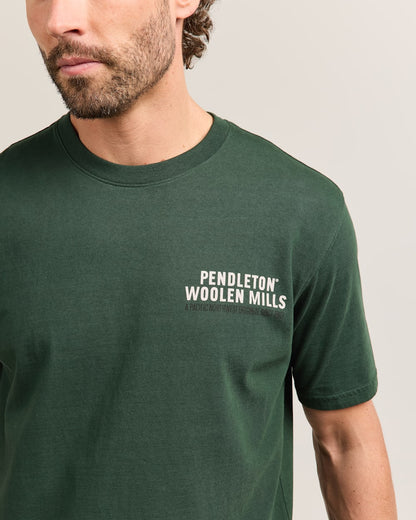 Pendleton Men's Short-Sleeve Deschutes Stag Graphic Tee