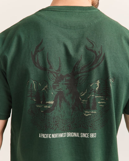 Pendleton Men's Short-Sleeve Deschutes Stag Graphic Tee