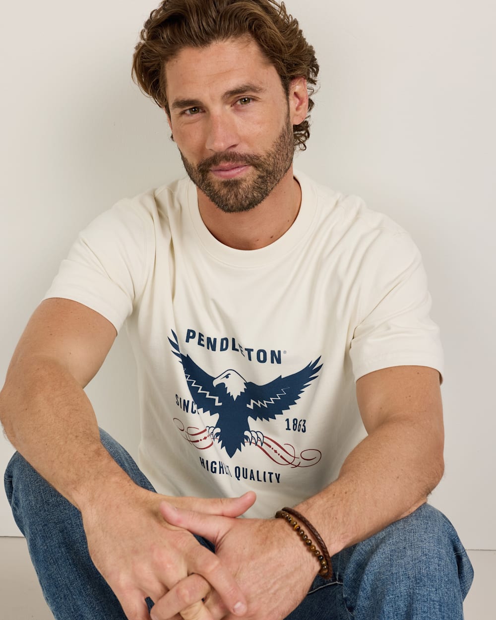 Pendleton Men's Short-Sleeve Deschutes Eagle Graphic Tee