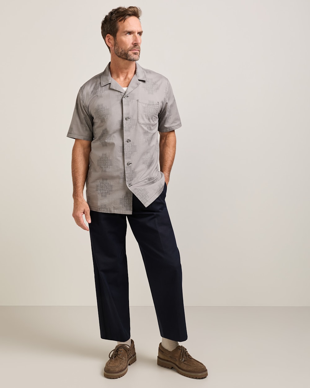 Pendleton Men's Short-Sleeve Aloha Cotton Camp Shirt