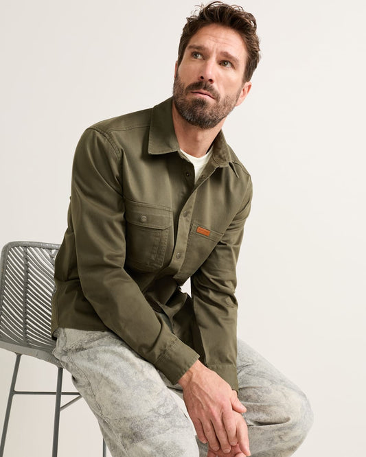 Pendleton Shop Men's Versatile Long-Sleeve Coton Twill Work Shirt