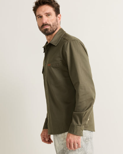 Pendleton Shop Men's Versatile Long-Sleeve Coton Twill Work Shirt