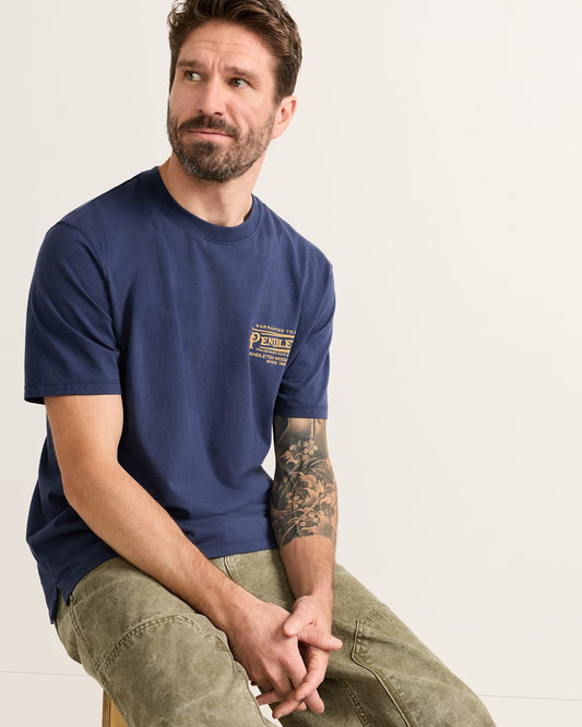 Pendleton Shop Men's Short-Sleeve Deschutes Vintage Graphic Tee
