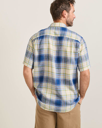 Pendleton Shop Men's Stylish Plaid Linen Shirt