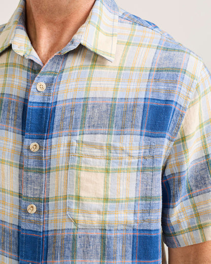 Pendleton Shop Men's Stylish Plaid Linen Shirt