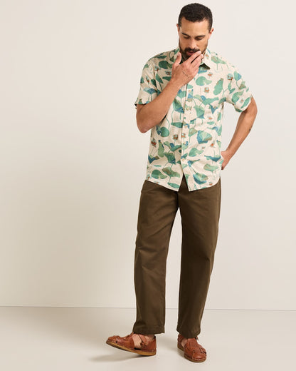 Pendleton Men's Short-Sleeve Shoreline Linen Shirt