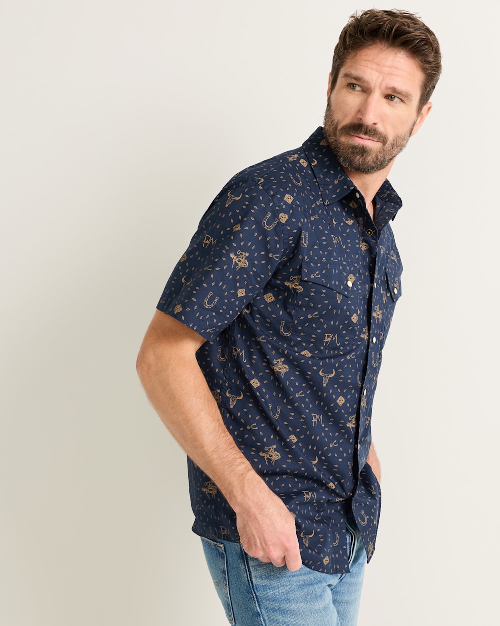 Pendleton Shop Men's Short-Sleeve Laramie Snap-Front Western Shirt