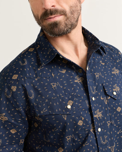 Pendleton Shop Men's Short-Sleeve Laramie Snap-Front Western Shirt