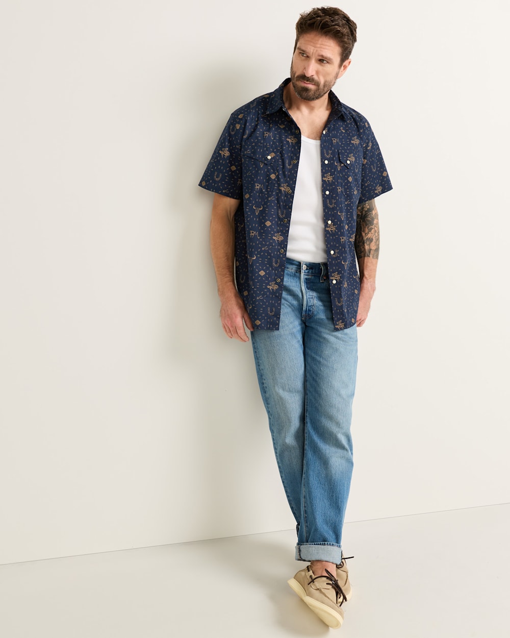 Pendleton Shop Men's Short-Sleeve Laramie Snap-Front Western Shirt