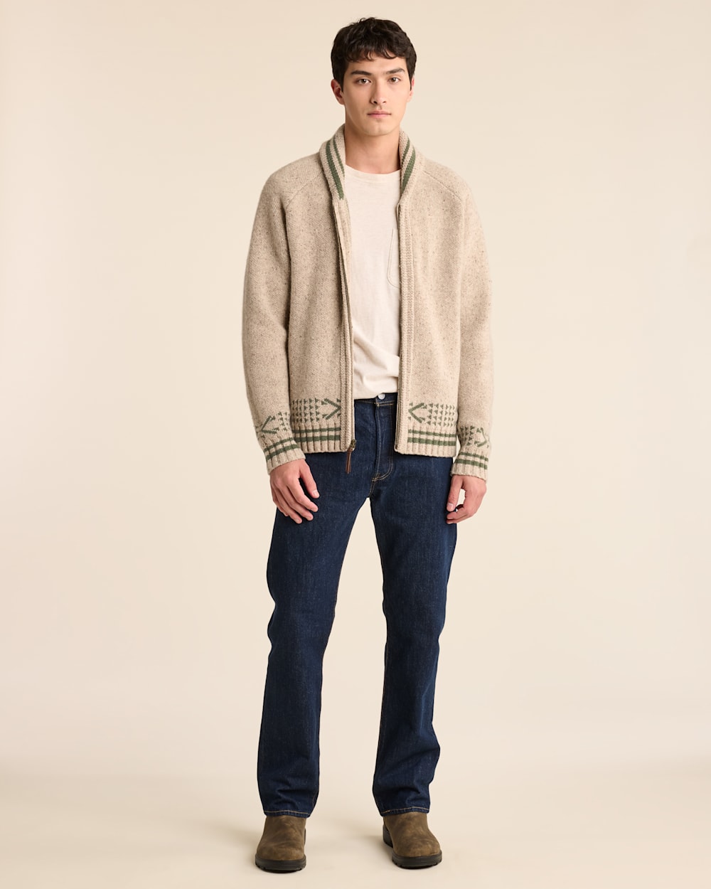 Pendleton Shop Men's Salmon Falls Lambswool Cardigan
