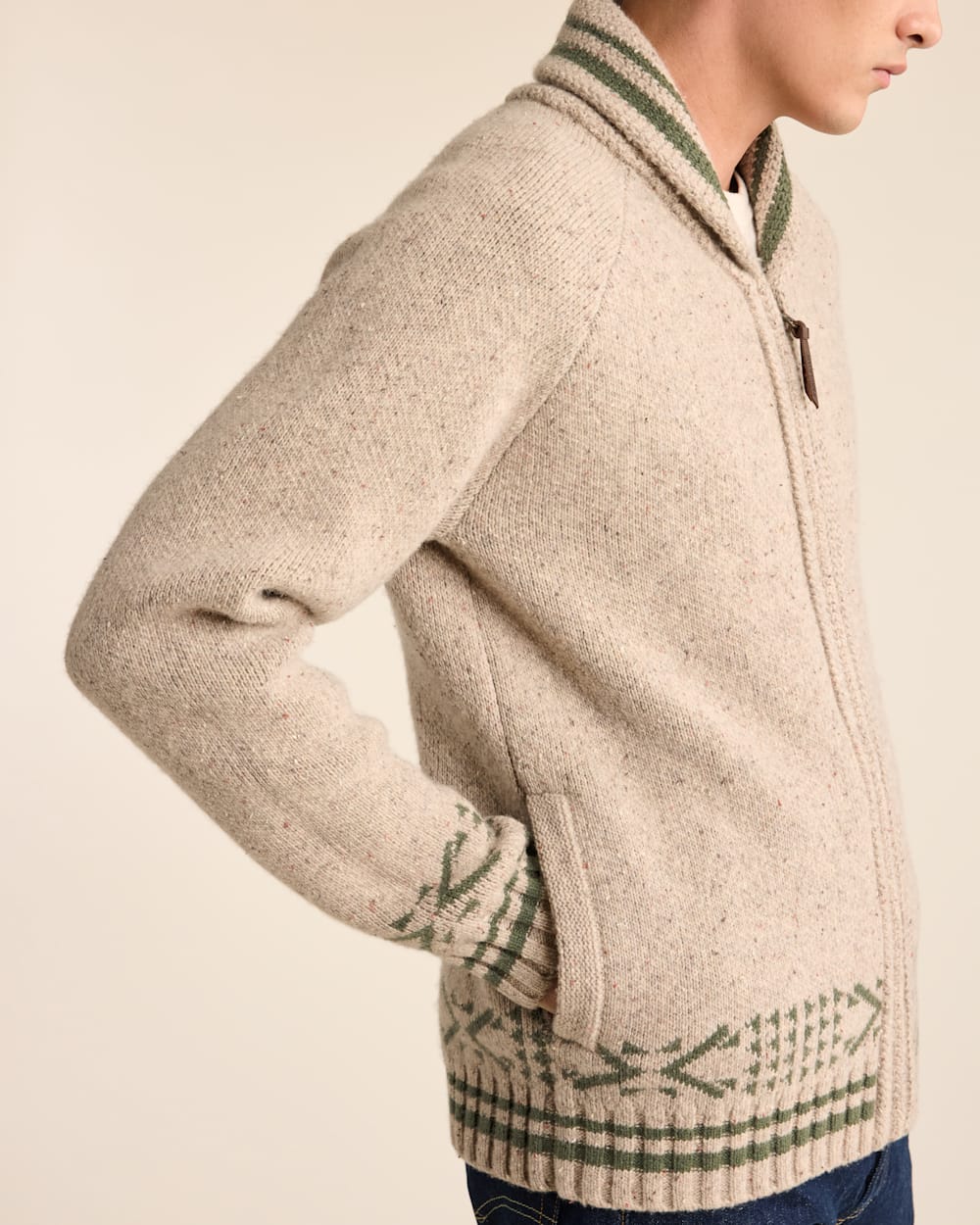 Pendleton Shop Men's Salmon Falls Lambswool Cardigan