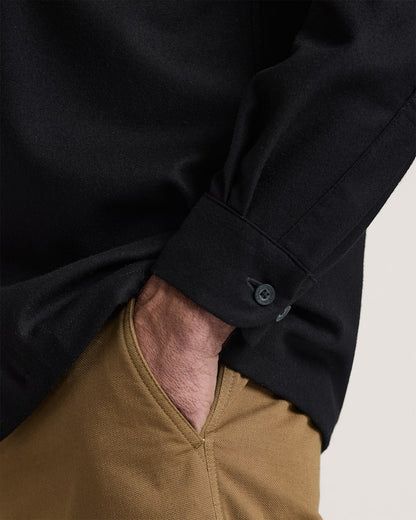 Pendleton Shop Men's Solid Wool Board Shirt for Timeless Look
