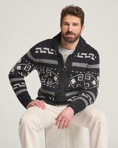 Pendleton Shop Men's Westerley Donegal Lambswool Cardigan in Sweaters