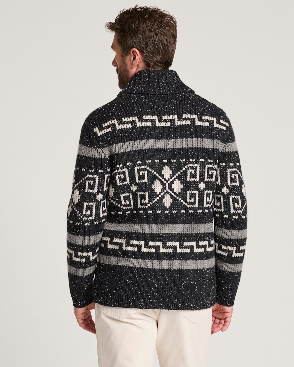Pendleton Shop Men's Westerley Donegal Lambswool Cardigan in Sweaters