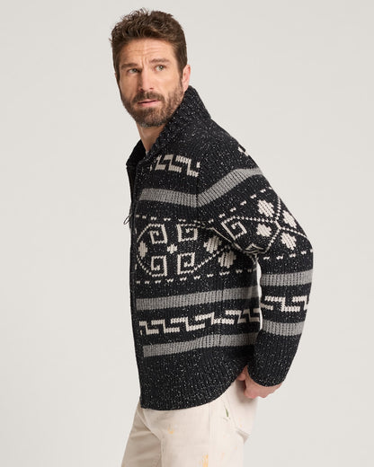 Pendleton Shop Men's Westerley Donegal Lambswool Cardigan in Sweaters