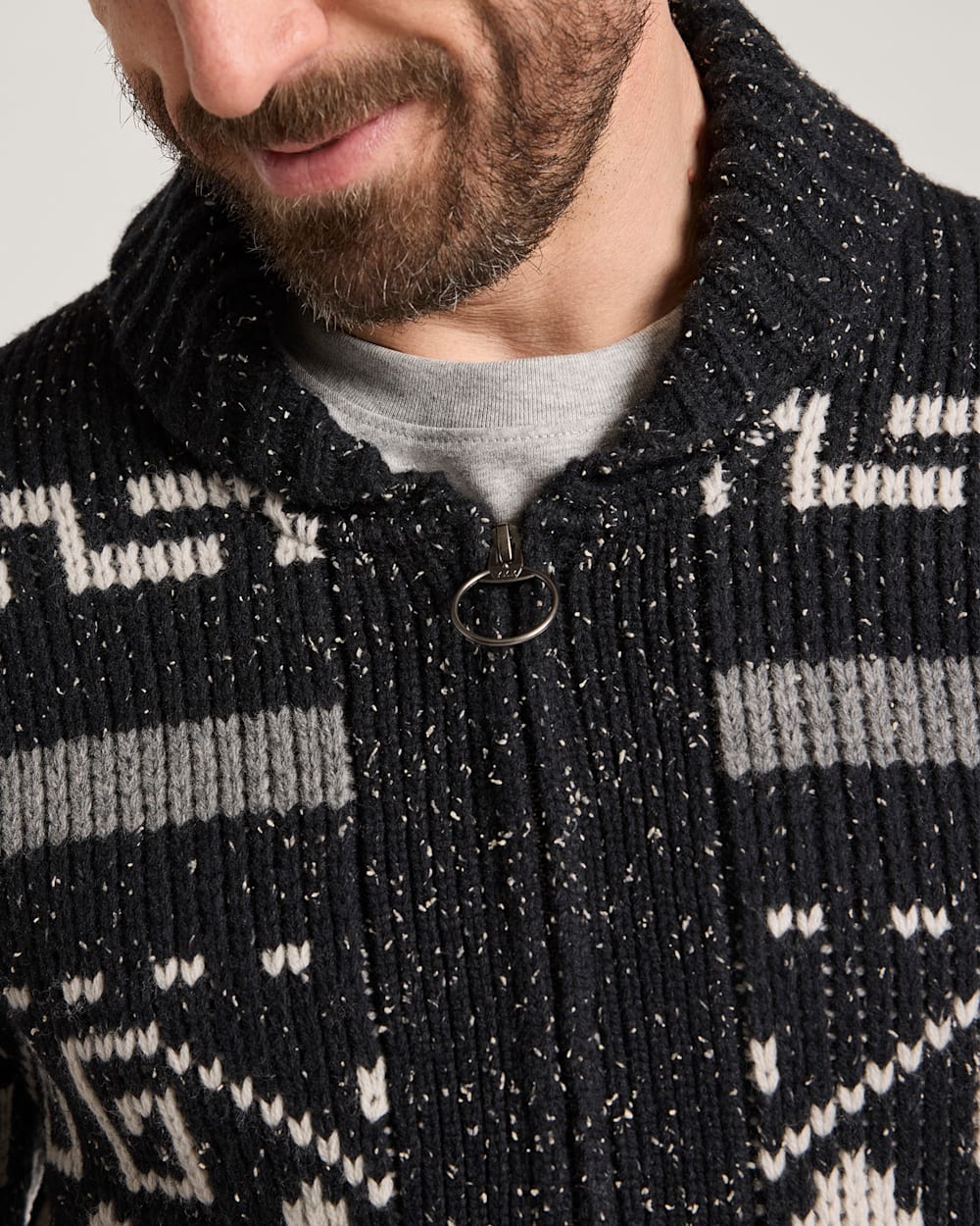 Pendleton Shop Men's Westerley Donegal Lambswool Cardigan in Sweaters