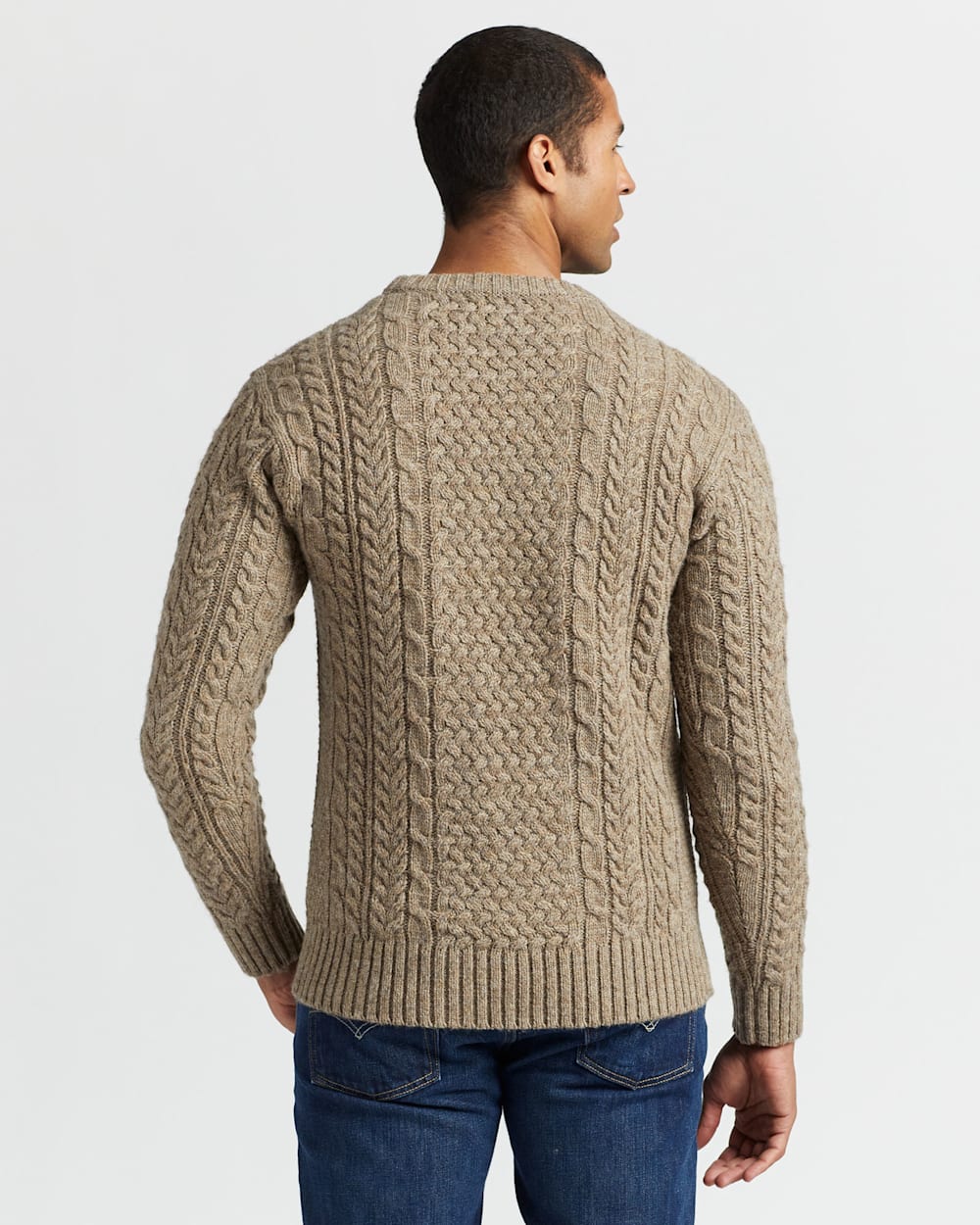 Pendleton Shop Men's Shetland Collection Fisherman Sweater